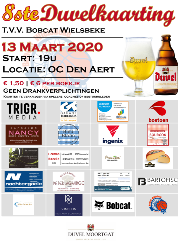Duvelkaarting vrijdag 13 maart 2020