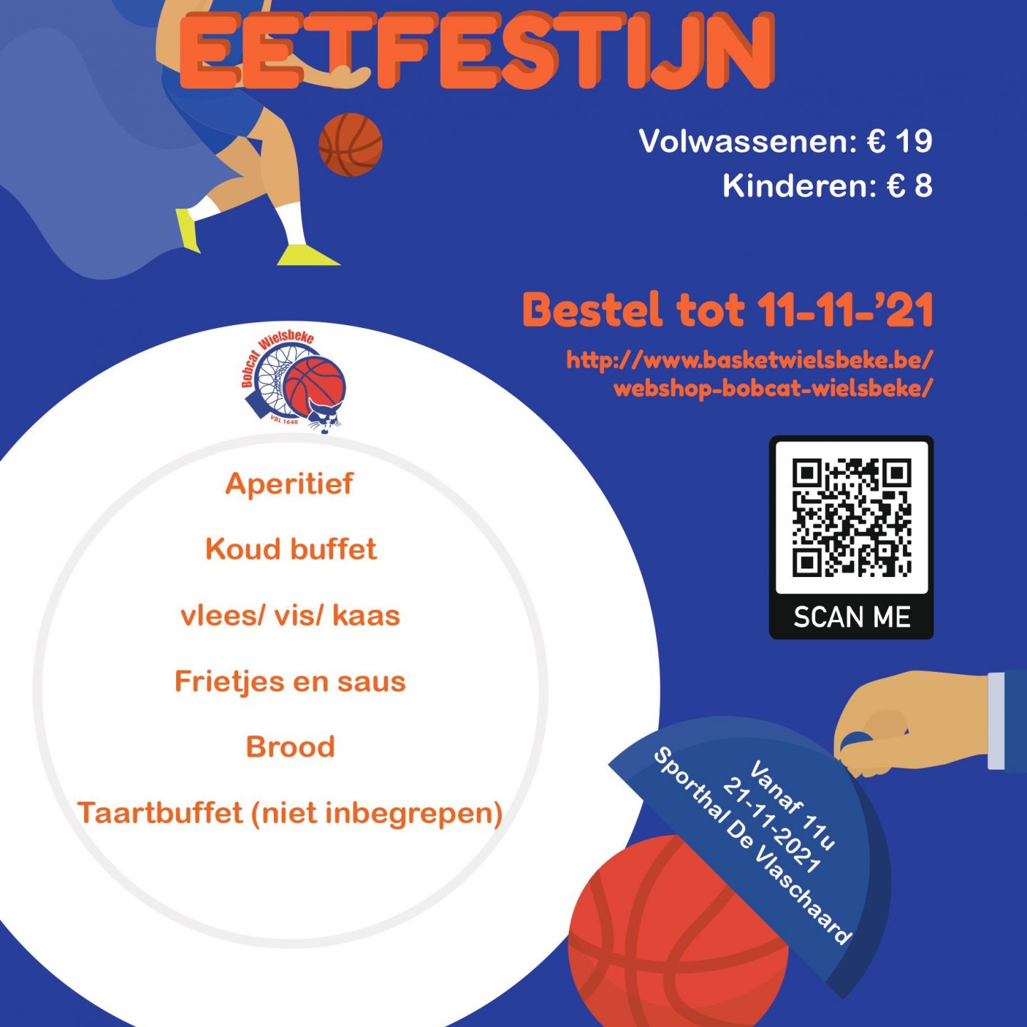 Eetfestijn Bobcat Wielsbeke (afhaal – Reynaertstraat 30, Wielsbeke)